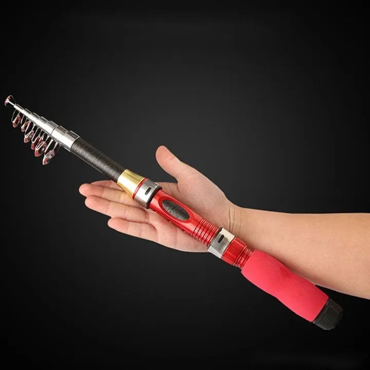 🔥 Carbon Fiber Telescopic Fishing Pole