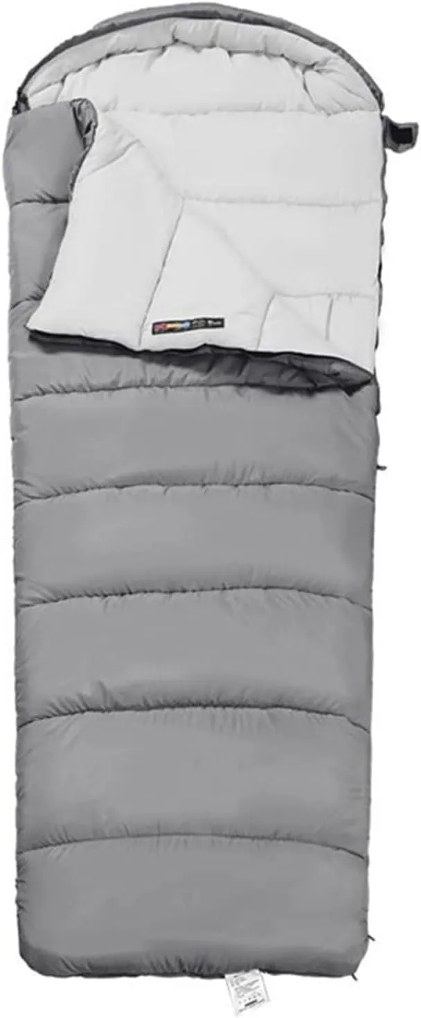 0 Degrees Cold Double Persons Sleeping Bag with Left Right Zippers, Shaping Cotton, 210T Chunya Fabric, Breathable & Soft & Proof, for Camping, Split Use for Adults