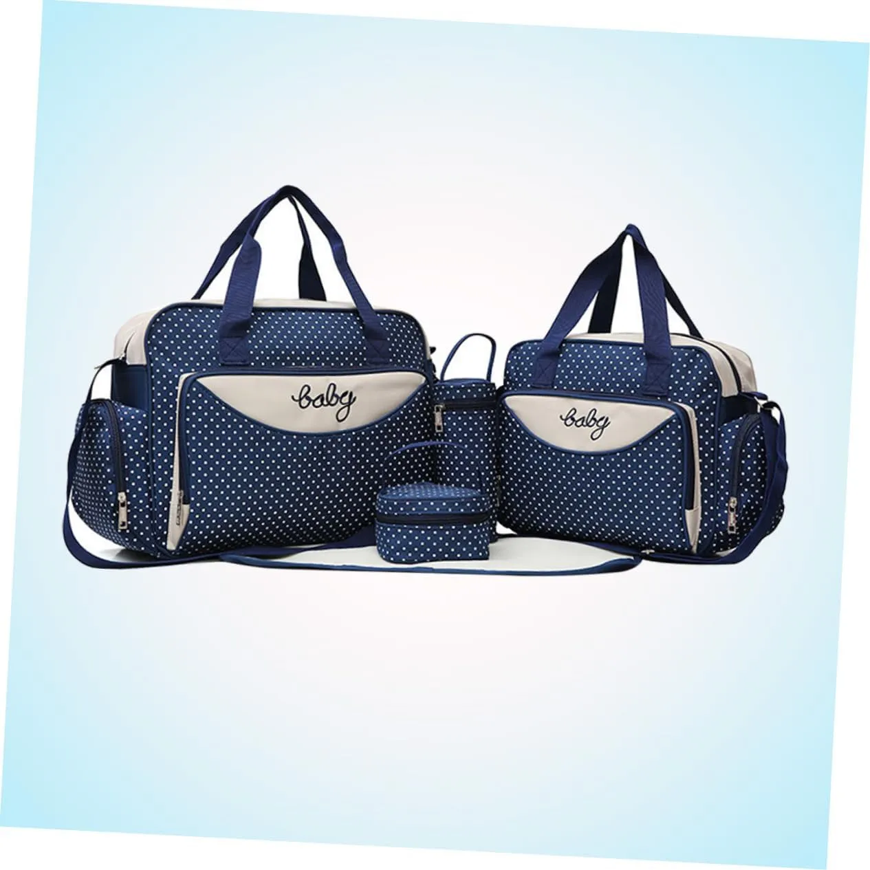 1 Set 5pcs Mommy Tote Bag for Women Large Capacity Tote Bag Handbags for Mommy