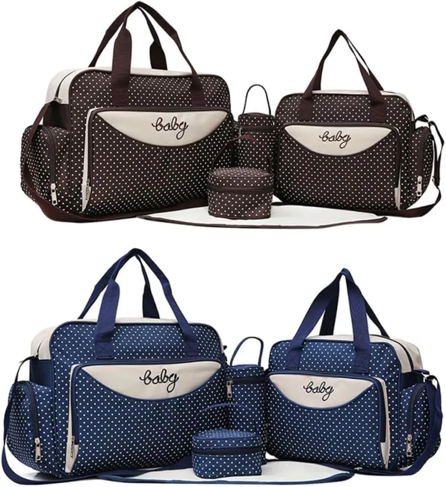 1 Set 5pcs Mommy Tote Bag for Women Large Capacity Tote Bag Handbags for Mommy