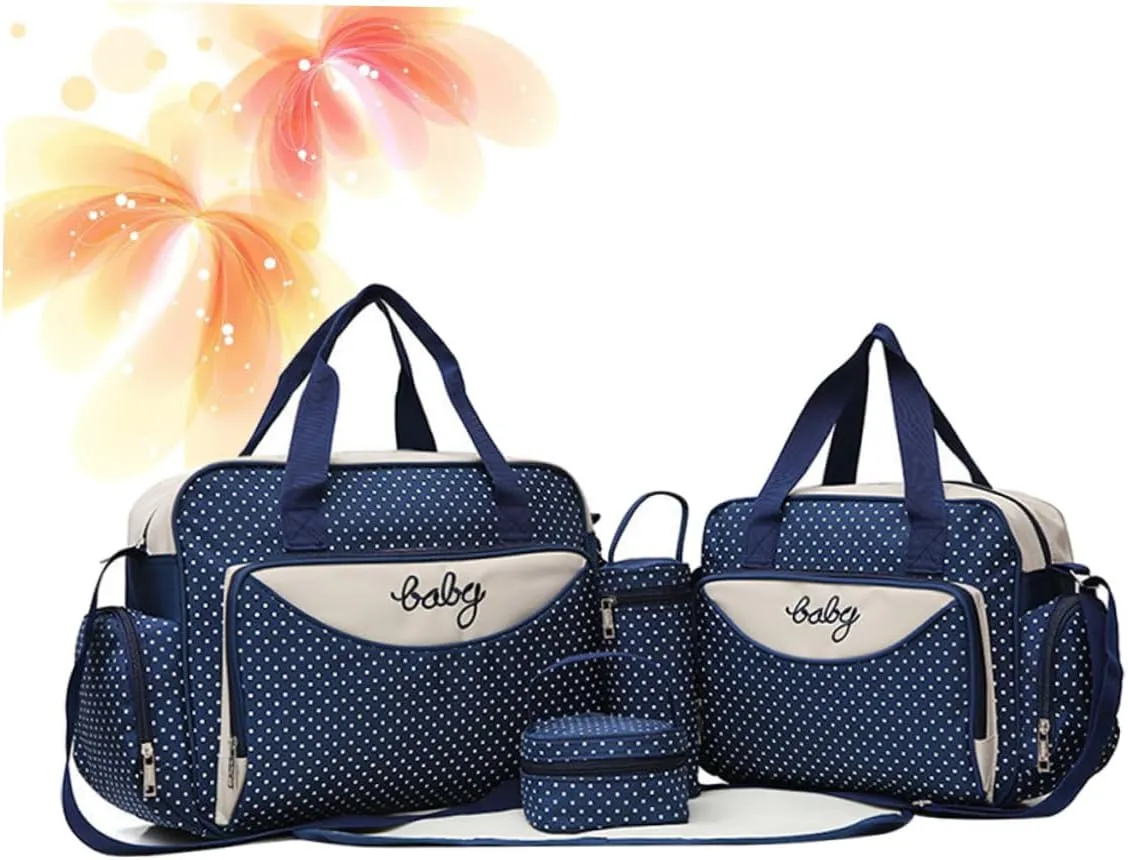 1 Set 5pcs Mommy Tote Bag for Women Large Capacity Tote Bag Handbags for Mommy