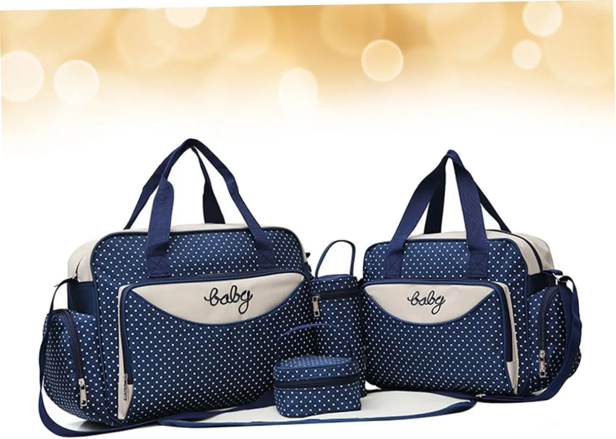 1 Set 5pcs Mommy Tote Bag for Women Large Capacity Tote Bag Handbags for Mommy