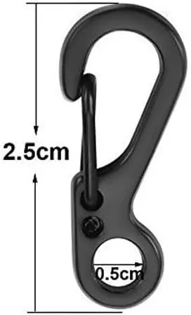 10Pcs/lot Mini Carabiner Gear Hooks Camping Backpack Clasps Keychain Carabiner