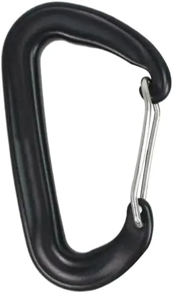 1PC Durable 12KN D Carabiner Key Aluminum Wire Gate Spring Clip Locking Backpack Hammock Camping Hiking Carabiner