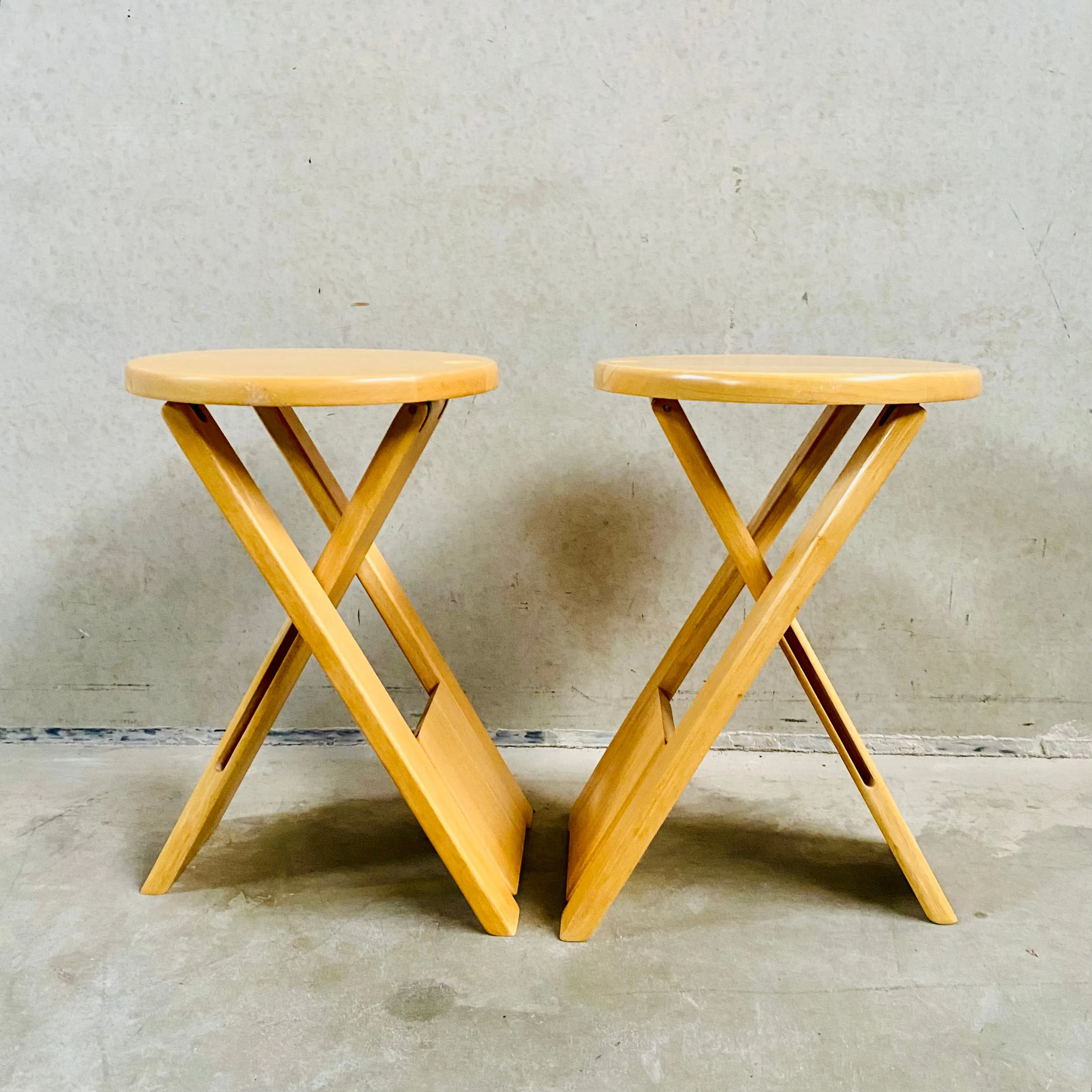 2 Folding Chairs SUZY by Adrian Reed for Princes Design Works, United Kingdom 1980