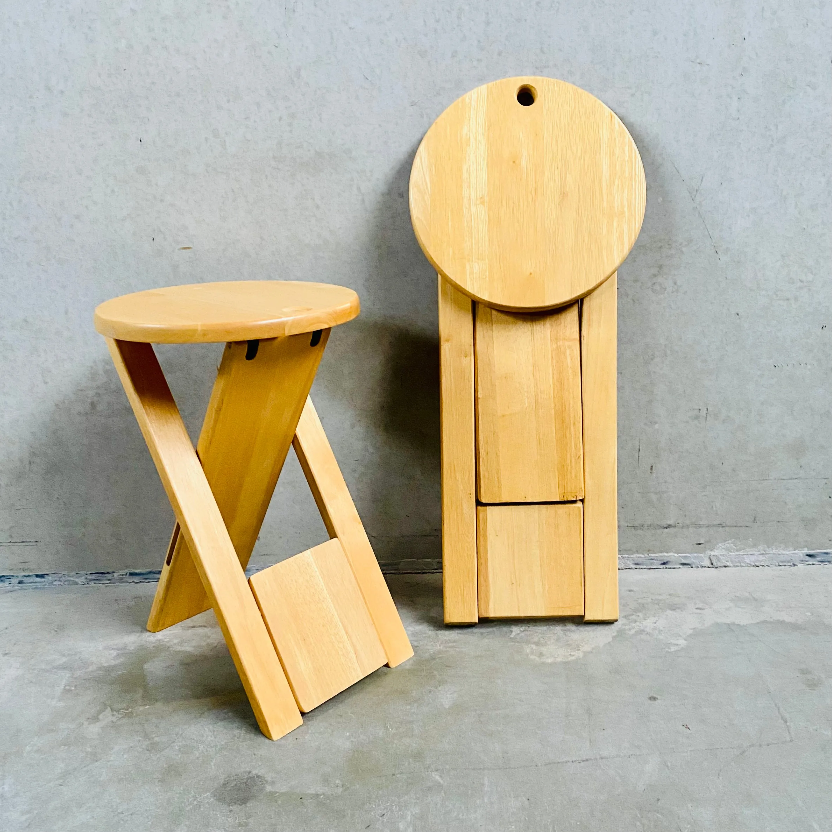 2 Folding Chairs SUZY by Adrian Reed for Princes Design Works, United Kingdom 1980
