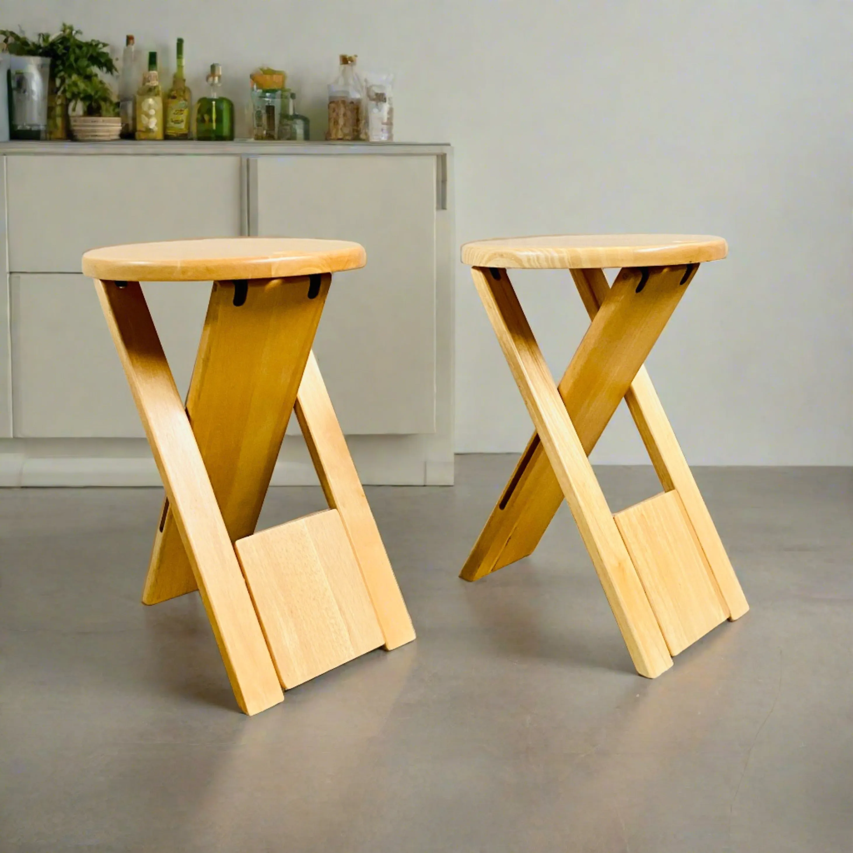 2 Folding Chairs SUZY by Adrian Reed for Princes Design Works, United Kingdom 1980