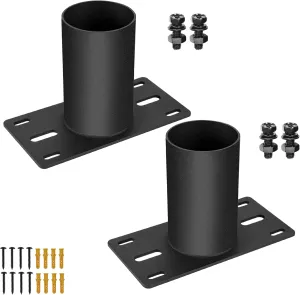 2 PCS Slip Fitter Adaptor, Mounting Bracket, Transform Slip Fitter into Arm Mounting, Tenon Adaptor for Outdoor Flood Lights, Street, Parking Lot, Shoebox Light Fixtures