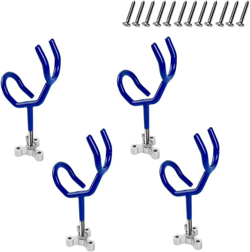20 Degree Boat Fishing Rod Holder PVC Coated Steel Wire Pole Holders for Boats Anglers