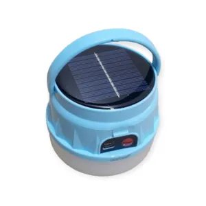 200W Solar Powered Camping Light With A Hook