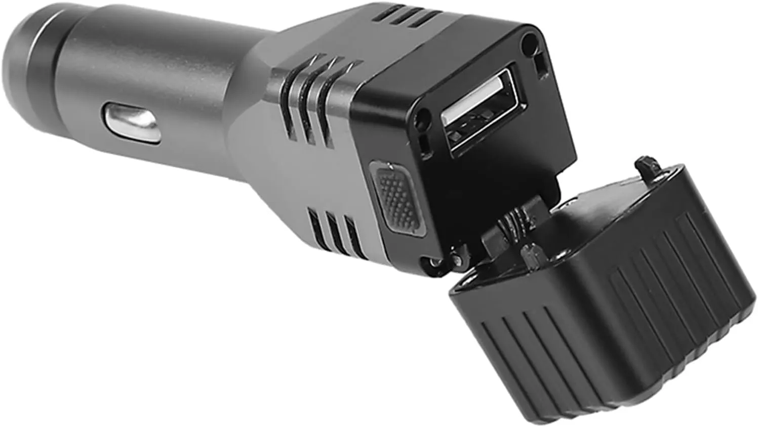 2023 LED Flashlight Mini Car Chargeable Lantern Torch Light Built-in Lithium Battery Car Cigarette Lighter Socket Light