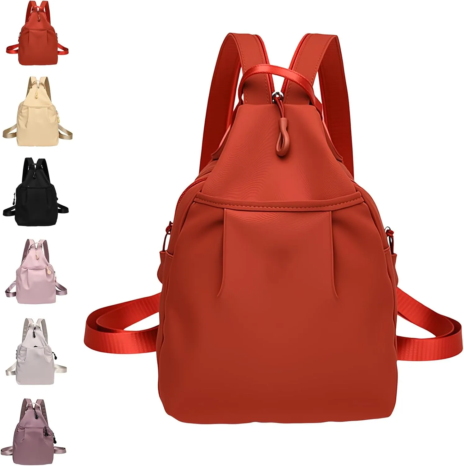 2025 Backpack Chest Bag Double Zipper Large Capacity, Vovtva Bags, Vovtv Street Lite Chic Versatile Travel Bag (1, Orange)