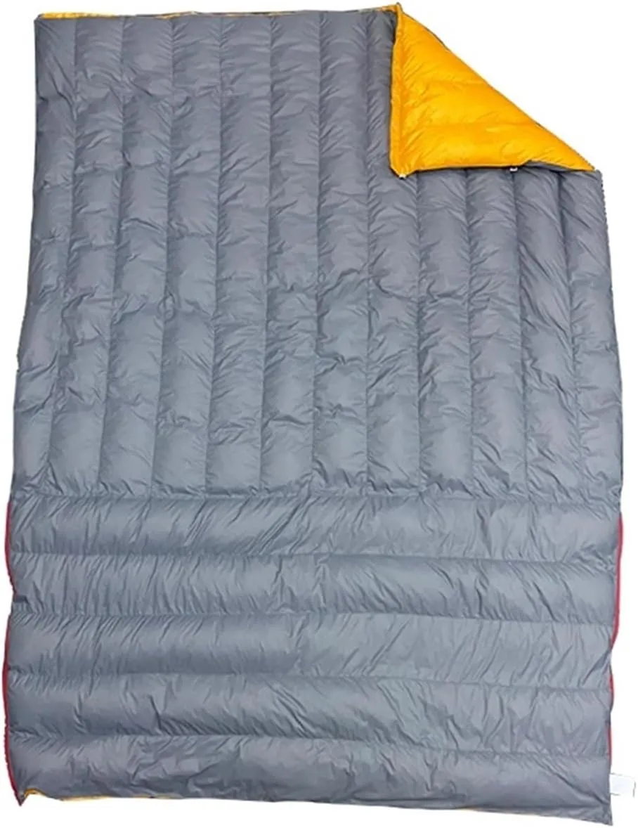 20D Hammock Underquilt White Duck Down Mummy Sleeping Bag Blanket Mat for Camping and Backpacking