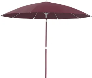 2.7M Aluminum Parasol, Tiltable Outdoor Parasol, Wind-resistant Courtyard Umbrella, UV-resistant Beach Umbrella, Used In Villas, Balconies, Gardens, Without Base