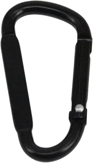 2PCS Aluminum Alloy Carabiner D Clip Travel Carabiner Backpack Carabiner Camping Accessories Carabiner