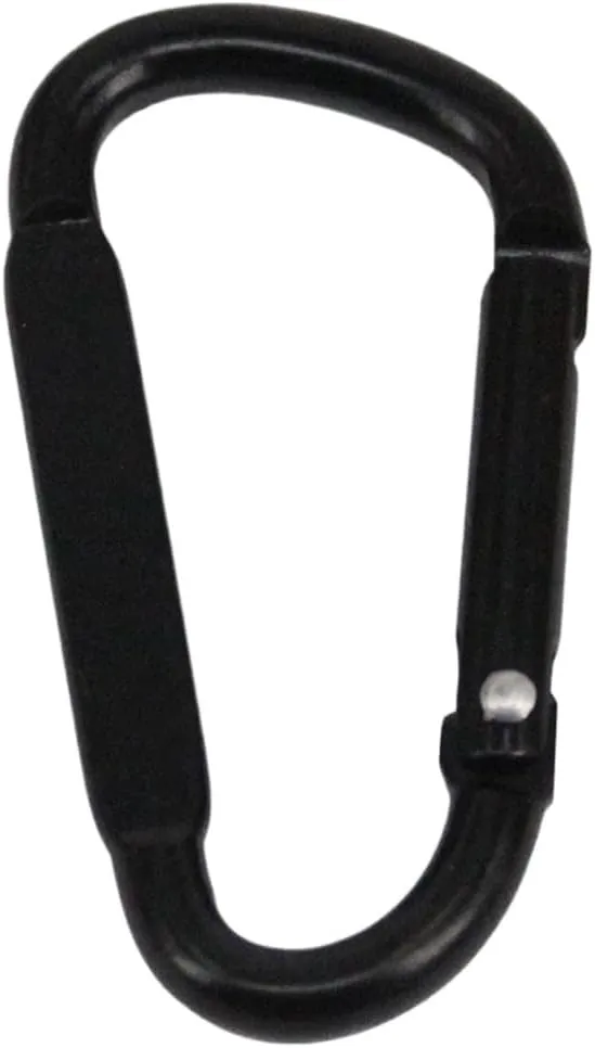 2PCS Aluminum Alloy Carabiner D Clip Travel Carabiner Backpack Carabiner Camping Accessories Carabiner