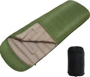 3 Season Sleeping Bag with a Compression Sack Lightweight Waterproof Warm Sleeping Bag for Kids Women Men's Outdoors Hiking Backpacking Camping