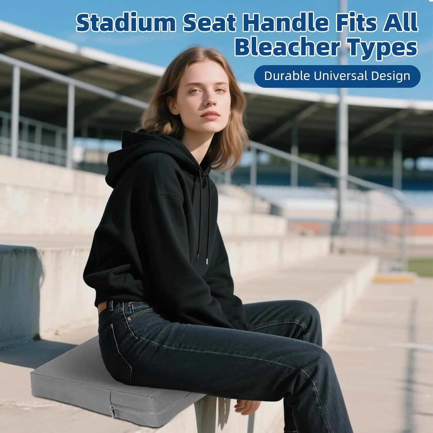 3.15" Thick Stadium Seats for Bleachers Waterproof Portable Bleacher Chairs, Padded Stadium Chair for Adults at Sports Events and Concert, Portable Outdoor Seat Mat