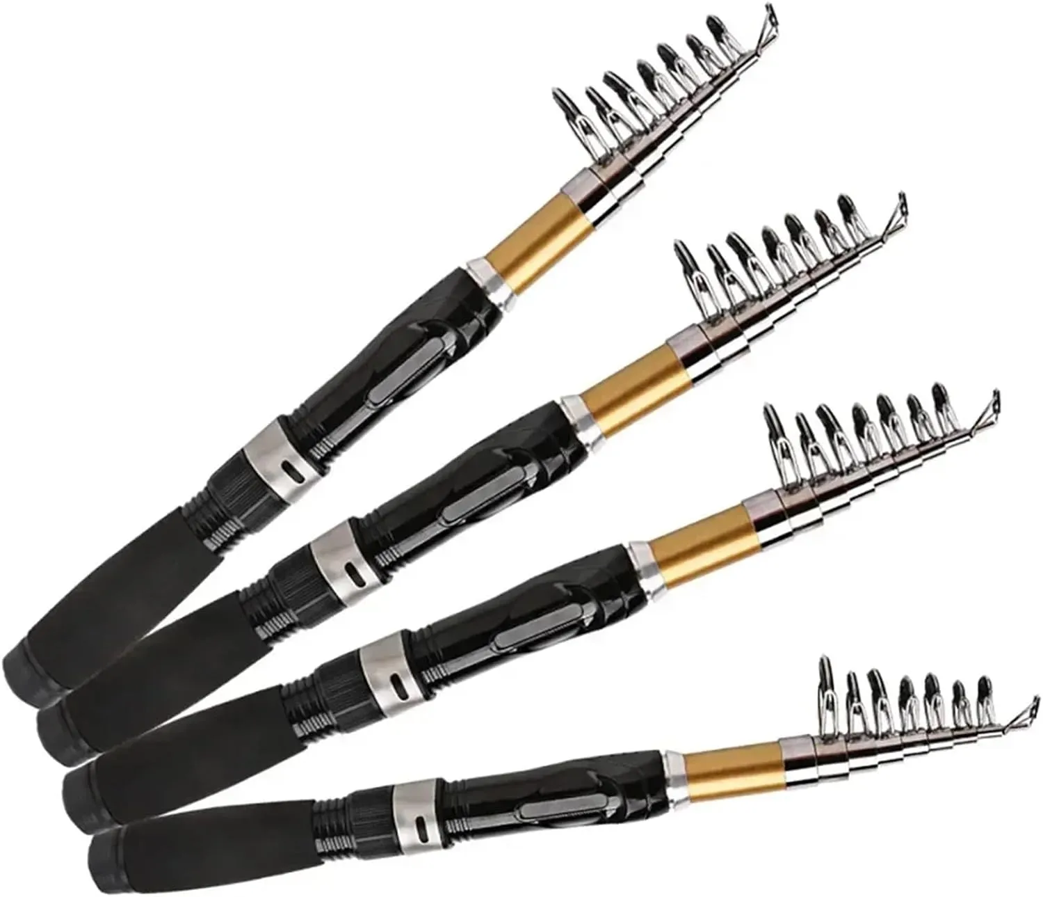 32-36cm Short Pocket Telescopic Fishing Rod Spinning Fly Carp Feeder Carbon Fiber Rock Fishing Pole Pesca 2.1M 1.9M 1.7M 1.5M