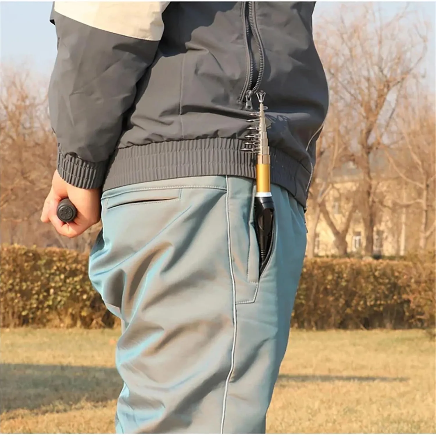 32-36cm Short Pocket Telescopic Fishing Rod Spinning Fly Carp Feeder Carbon Fiber Rock Fishing Pole Pesca 2.1M 1.9M 1.7M 1.5M