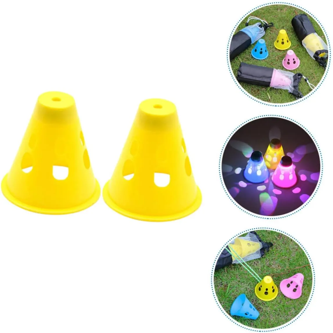 4 Pcs Tent Peg Warning Cap Camp Nail Cover Children Nail Covers Tent Stakes Heavy Duty Camp Nail