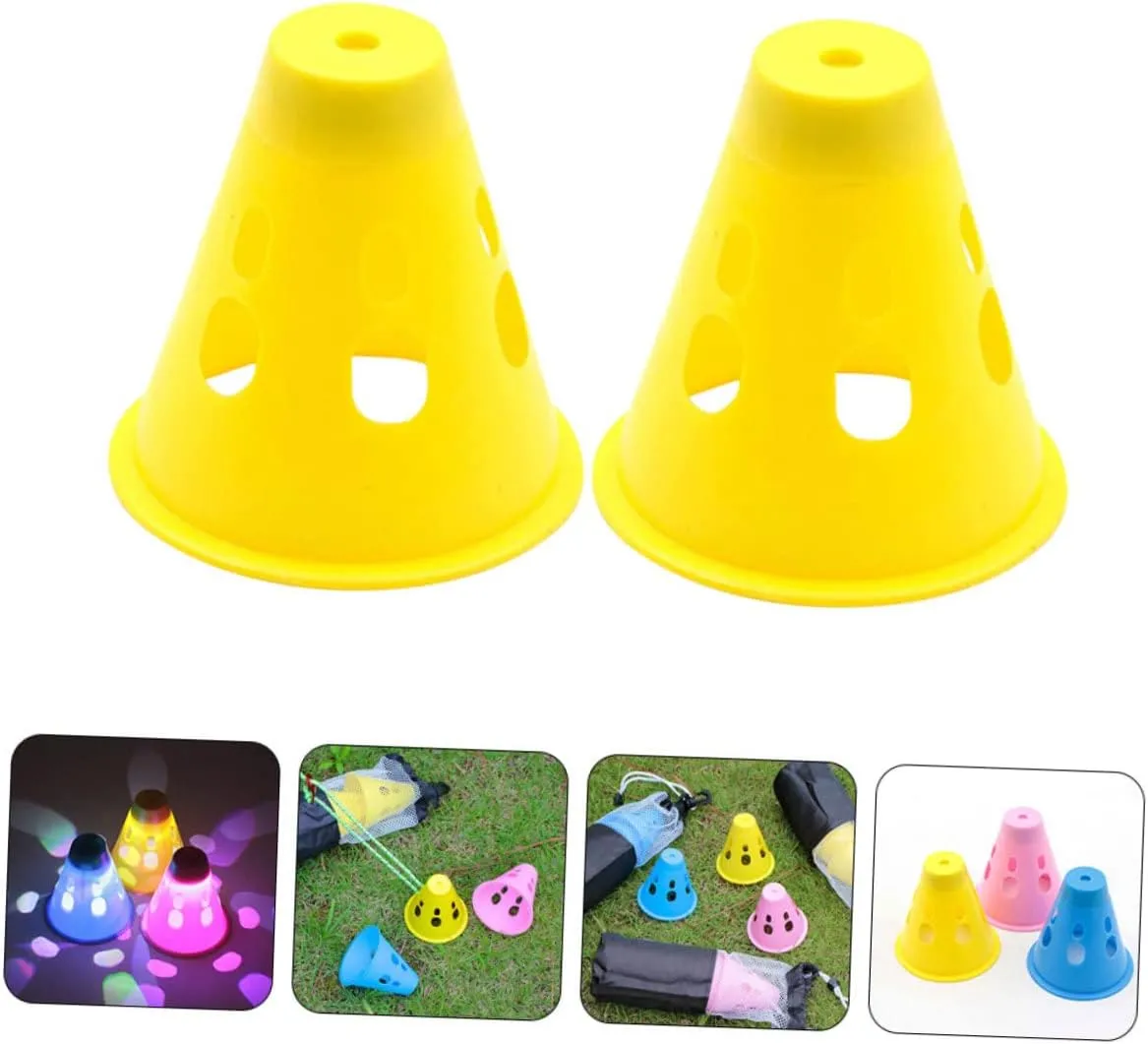 4 Pcs Tent Peg Warning Cap Camp Nail Cover Children Nail Covers Tent Stakes Heavy Duty Camp Nail