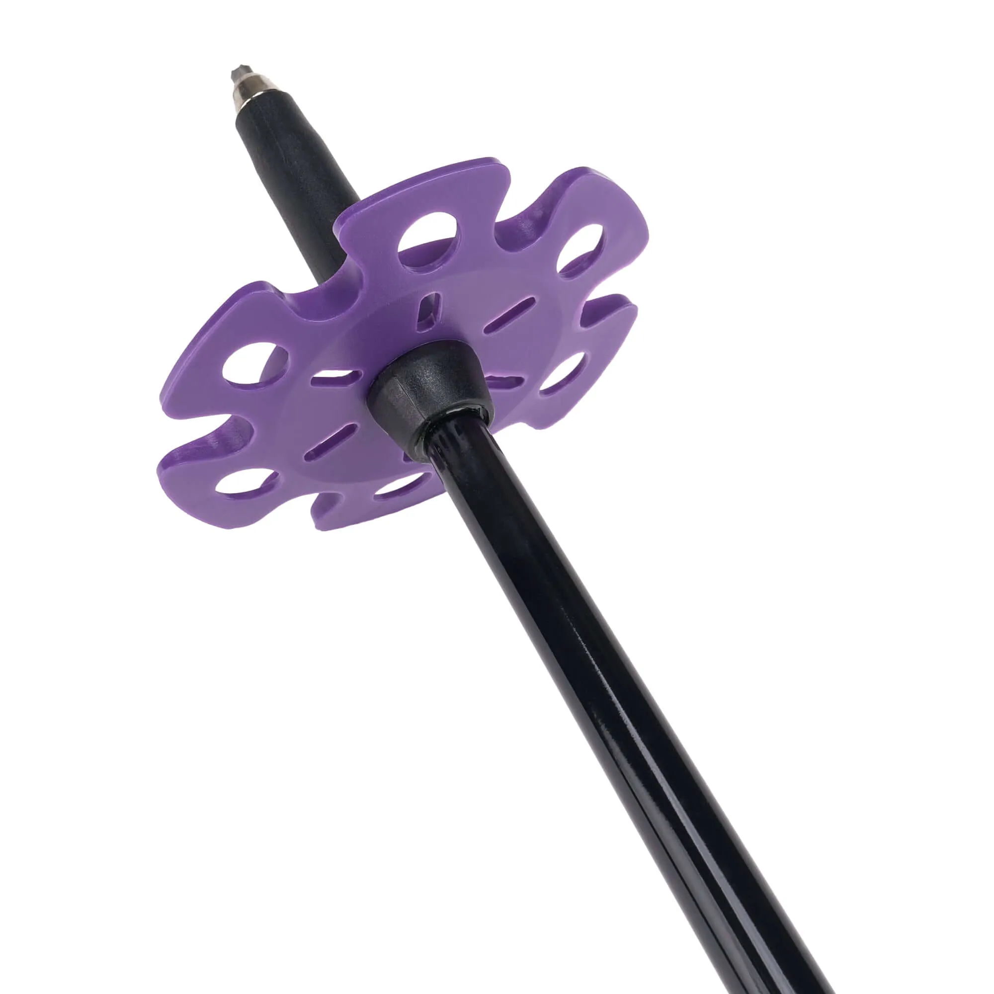 5th Element 2 Stealth Retro Ski Poles - Black/Purple