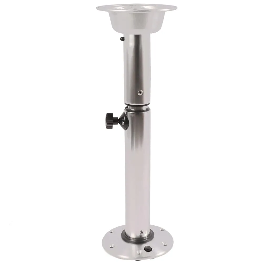 7 Adjustable Table Pedestal 705mm, 28 inch Aluminum Pedestal Base, Removable Table Leg Pedestal Boat Marine/Caravan/Motorhome USA