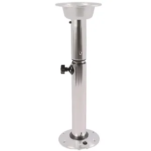 7 Adjustable Table Pedestal 705mm, 28 inch Aluminum Pedestal Base, Removable Table Leg Pedestal Boat Marine/Caravan/Motorhome USA