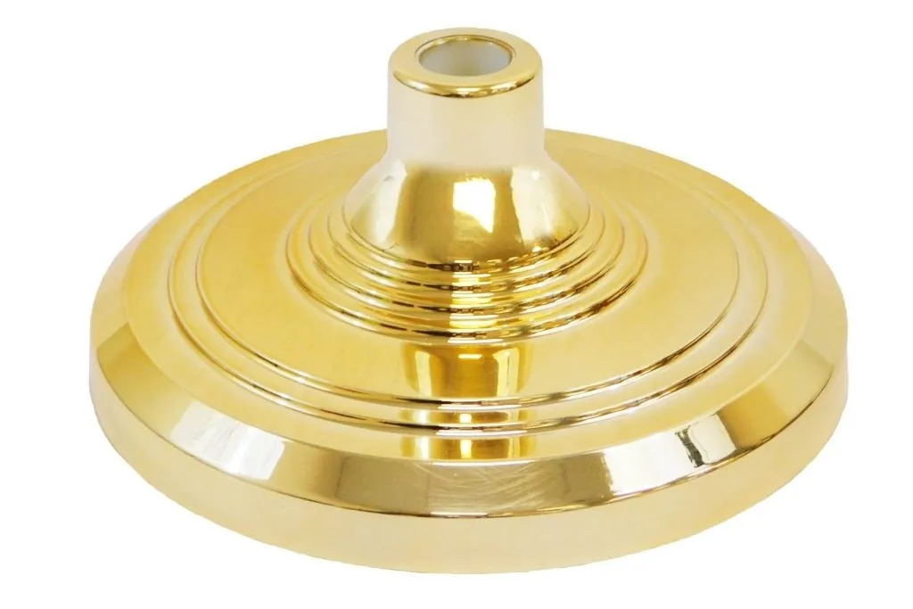 8ft Gold Flag Pole and Gold Base Kit (Ball Top)