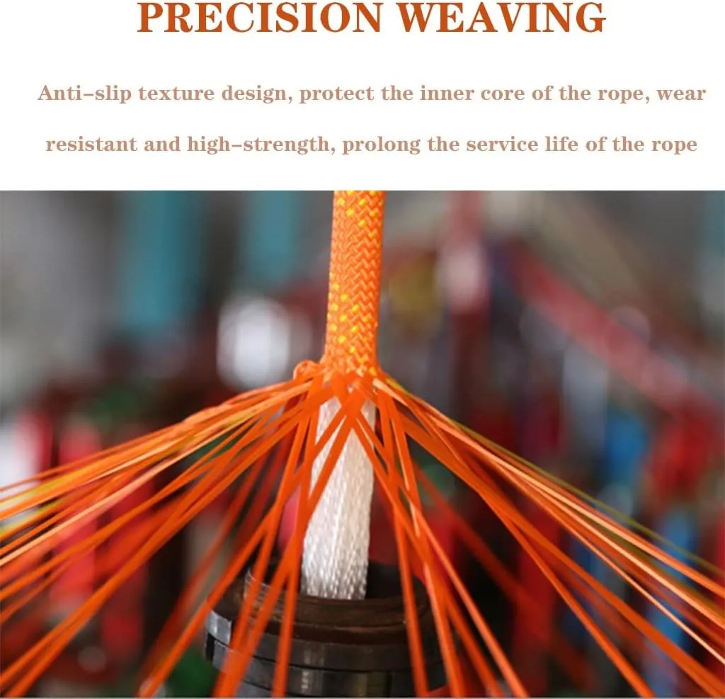 8mm Escape Rope Outdoor Static Rescue Rope, Escape Rope, Ice Climbing Equipment, Fire Safety Rescue Rope 10~200M (Color : Red, Size : 8mm x 190m)