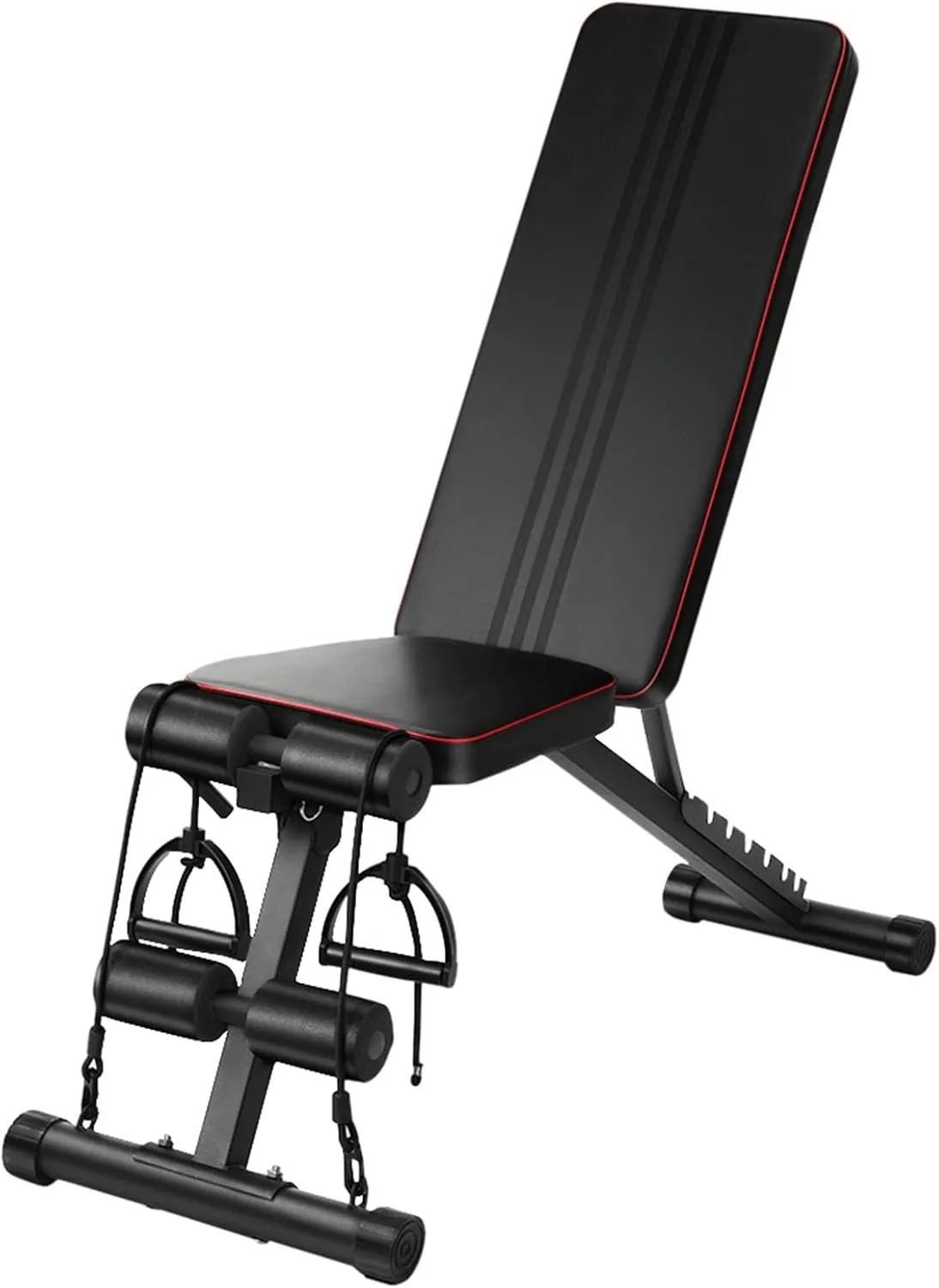 abdominal boards, Dumbbell Bench Sit-ups Exercise Equipment Household Multi-function Aid Board Fitness Chair Sit Up Bench (Black)