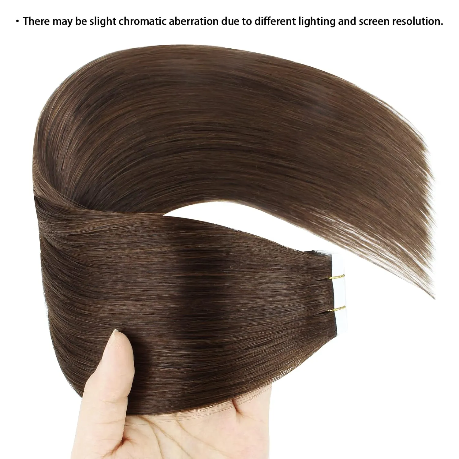 ABH AmazingBeauty Hair Semi-permanent Real Human Remi Remy Hair Extensions Tape in 50g 20pcs Skin Weft Taped Invisible Seamless Reusable Dark Brown Color 2 14 Inch