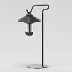 Adjustable Height Folding Aluminum Alloy Camping Lantern Stand Pole with Hook, for Outdoor Picnic Fishing, Easy Setup, Portable Design