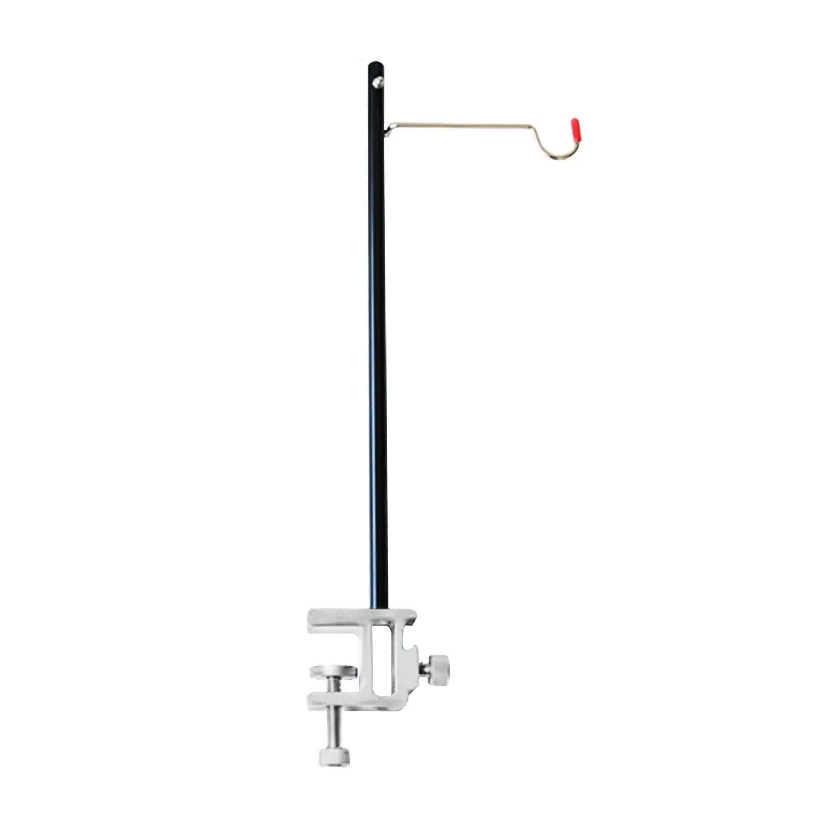 Adjustable Height Portable Camping Light Pole & Desk Clip