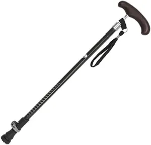 Adjustable Walking Stick Cane Anti-Skid Anti Shock Cane Head Crutch for Old Man Hiking Trekking Poles Cane Stick Easy to Carry.