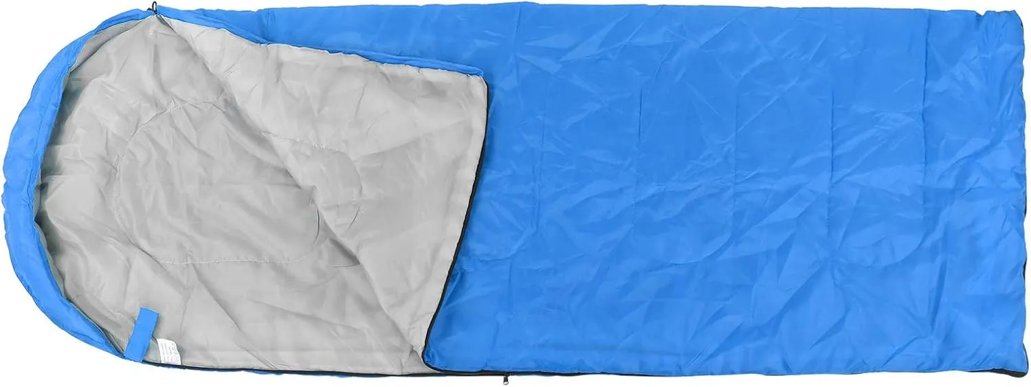 Adult Outdoor Envelope Sleeping Bag Waterproof Camping Hiking Backpacking