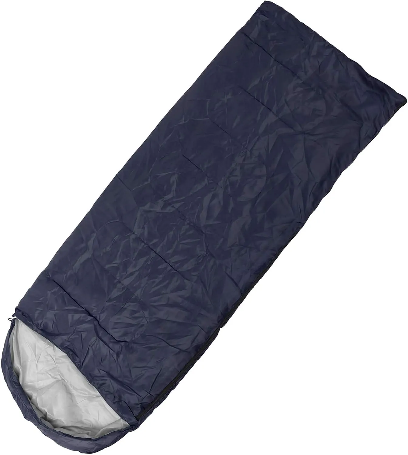 Adult Weather - Protective Sleeping Bag with Hood | Envelope Design for Camping/Hiking/Backpacking | Hollow Cotton Filling, Double Zipper & Storage Bag Included