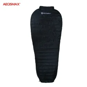 AEGISMAX NANO Upgrade Series Red Black Purple Outdoor Camping Ultra-Light Spring Autumn Mummy Ultra Dry Goose Down Sleeping Bag
