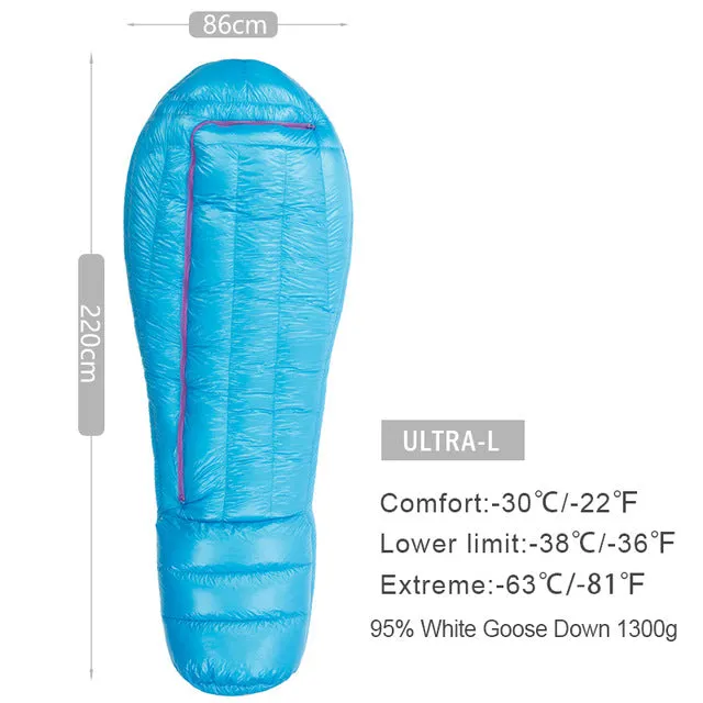AEGISMAX ULTRA Long 220x86cm Winter Sleeping Bag