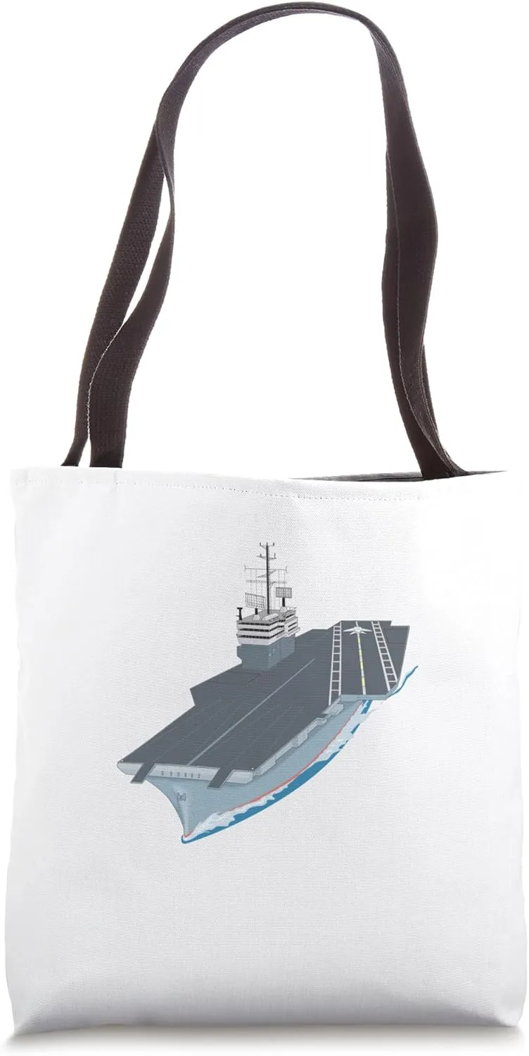 Aircraft Carrier Tote Bag