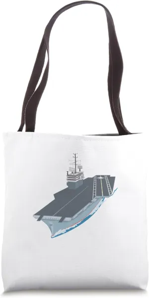 Aircraft Carrier Tote Bag