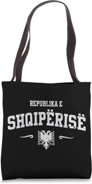 Albania Sport Design with Double Eagle Tote Bag