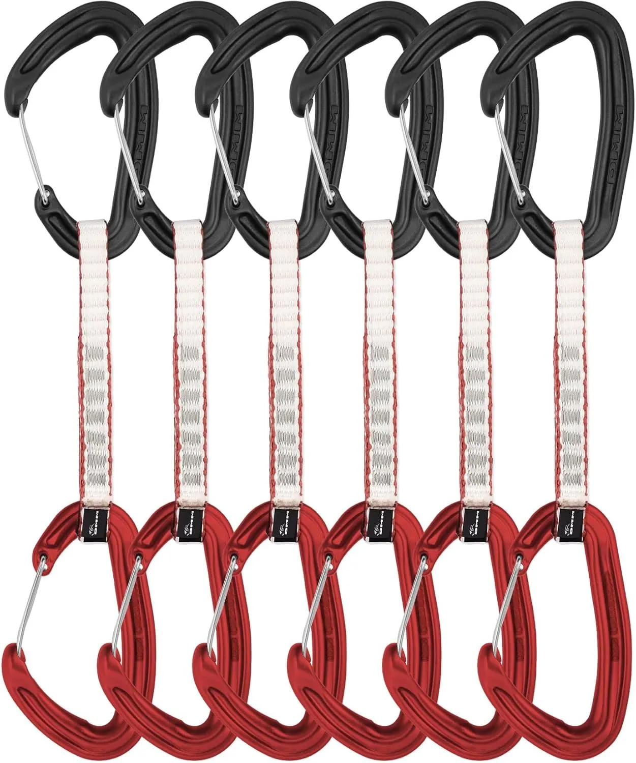 Alpha Wire Quickdraw - Matt Grey/Red 12cm - 6 Pack