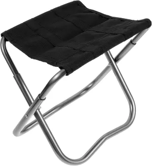 Aluminium Alloy Portable Folding Stool Compact Sturdy Easy to Carry Suitable for Camping Hiking Outdoor Activities Boys and Girls Adults