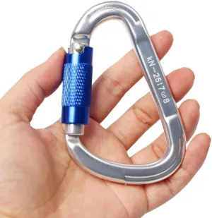 Aluminum Carabiner 25KN D Type Carabiner