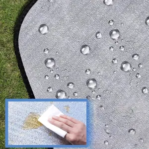 Aluminum Foil Hexagon Camping Mat Foam Foil Blanket for Camping Foam Pad Insulating Foil Mat Sleeping Tent Pad Thermal Aluminum Camping mat for Reflecting Heat with Carrying Bag