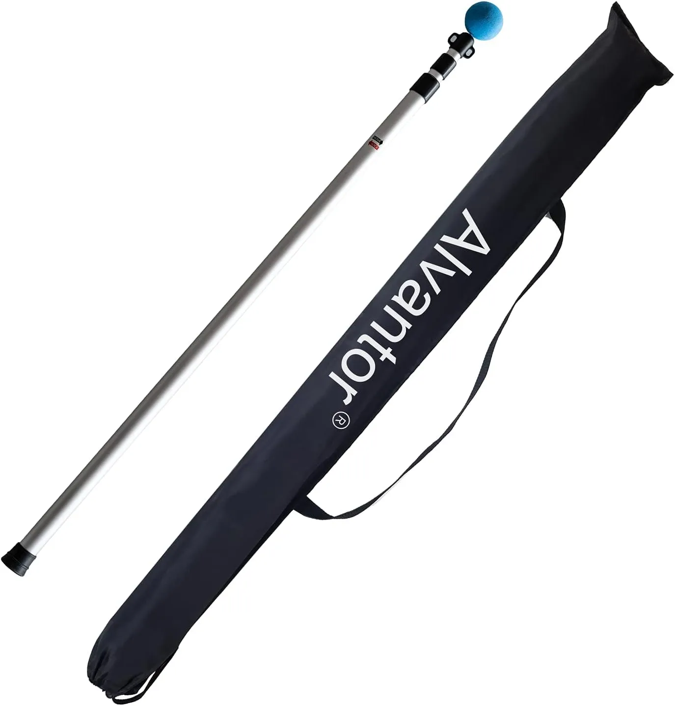 Alvantor Aluminum Telescoping Tarp Poles Adjustable Rods and Round Pad Screen House & Bubble Tent & Vendor Booth