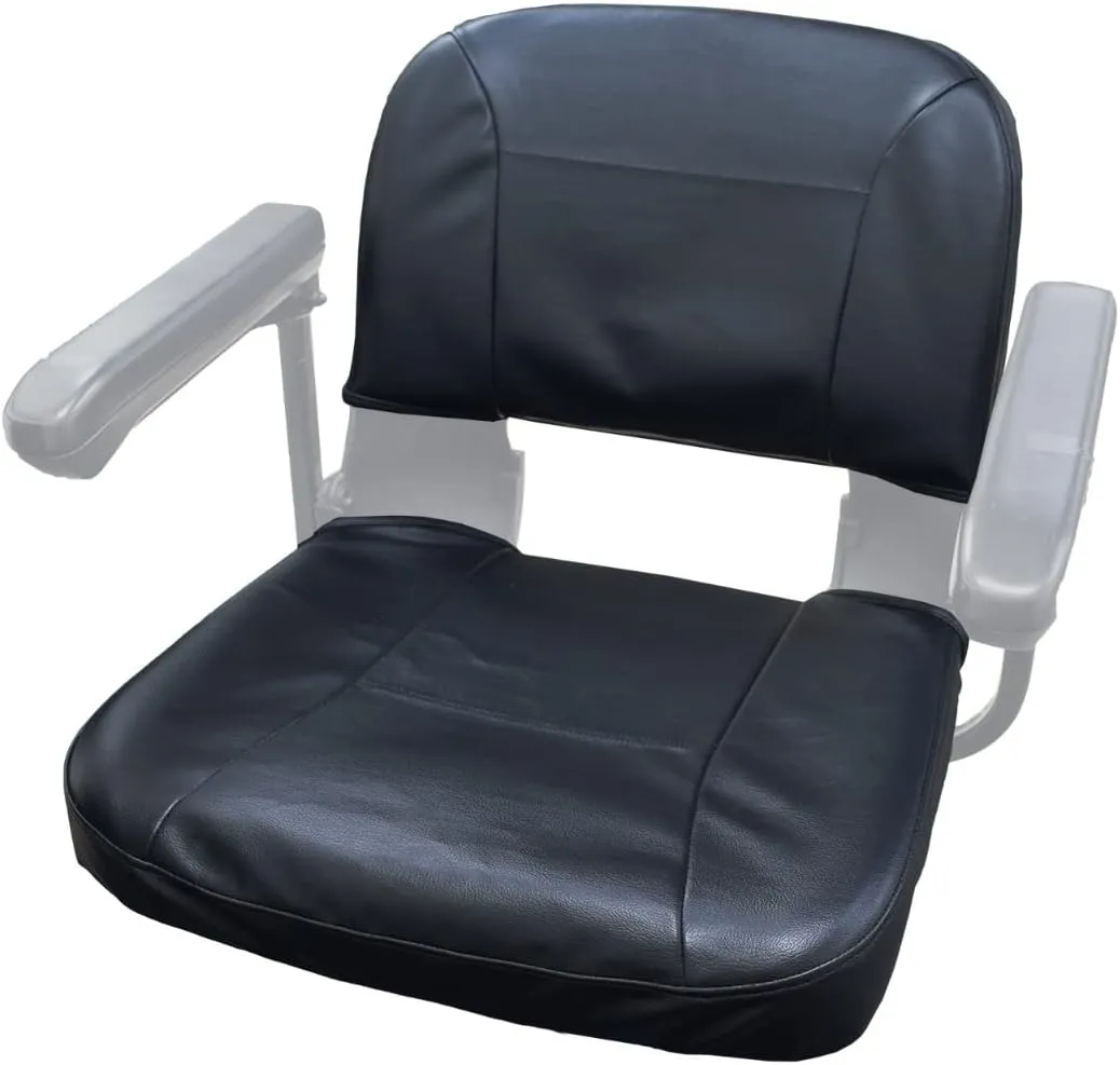 AlveyTech Black Seat Cover Set - Fits Go-Go Elite Traveller, LR, Plus HD, ES, GO-Chair, Ultra X, Pride Revo and Sonic Mobility Scooters, 3 & 4 Wheel Folding Electric Scooter Wheelchair Covers