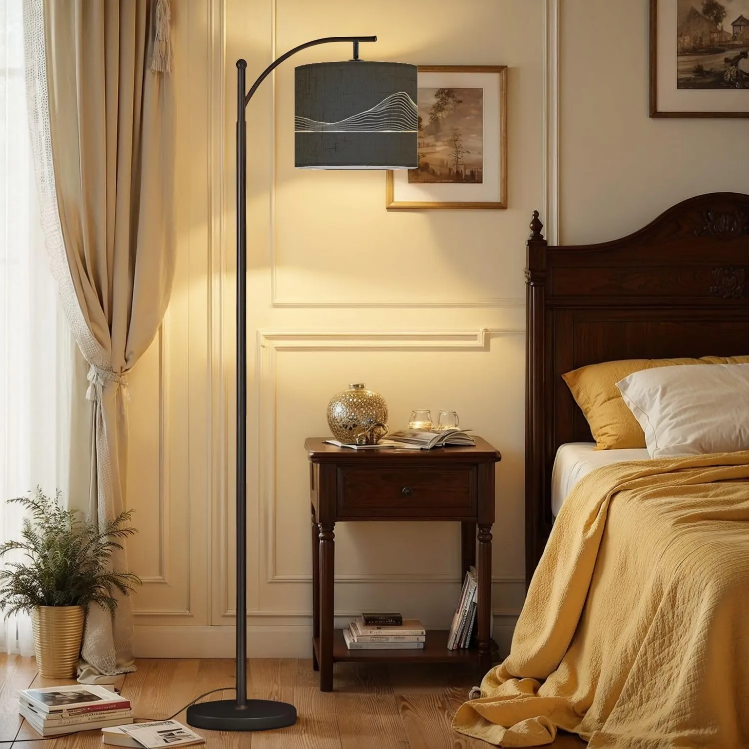 Arc Floor Lamps Abstract Elevation Contour Topography line for About Minimal Mountain Modern LED Adjustable Lampshade Standing Light for Living Room Reading Bedroom Office